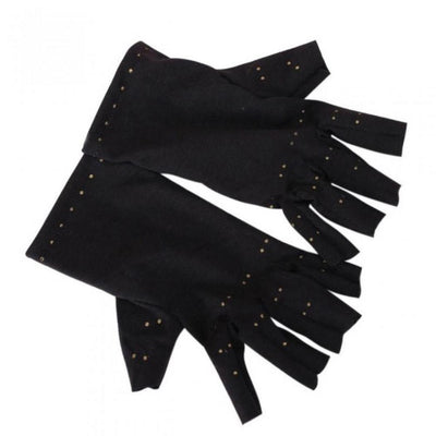 Copper fiber sports health half blood recovery gloves