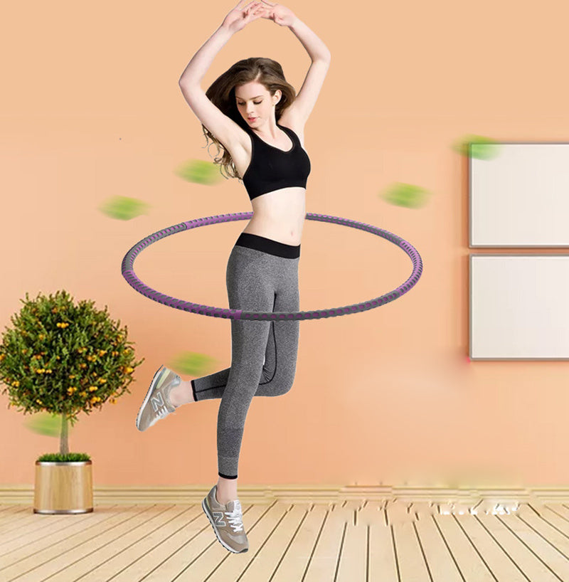 Removable Stainless Steel Sports Hoop Fitness Circle Lose Weight Home Bodybuilding Exercise Crossfit Workout Fitness Equipment