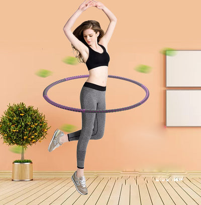 Removable Stainless Steel Sports Hoop Fitness Circle Lose Weight Home Bodybuilding Exercise Crossfit Workout Fitness Equipment
