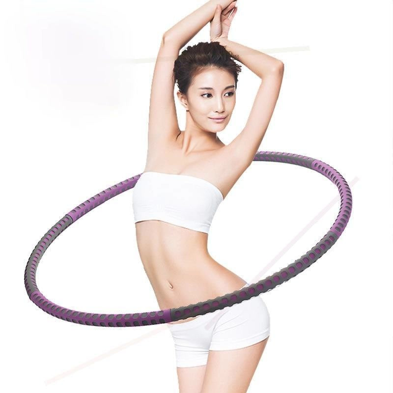 Removable Stainless Steel Sports Hoop Fitness Circle Lose Weight Home Bodybuilding Exercise Crossfit Workout Fitness Equipment