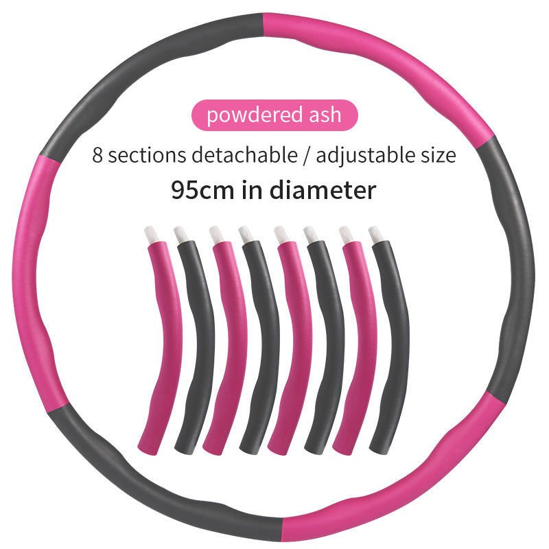 Pink and black detachable hoop with specifications