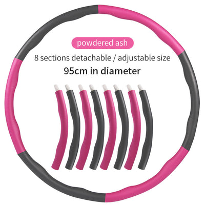 Pink and black detachable hoop with specifications